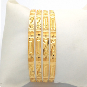 Gold Hallmark KANGARI Bangle - KN833