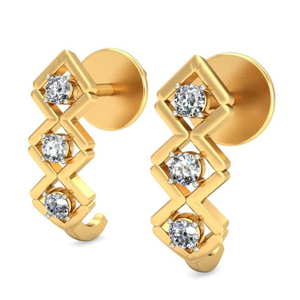 Gold fancy earring ber 069