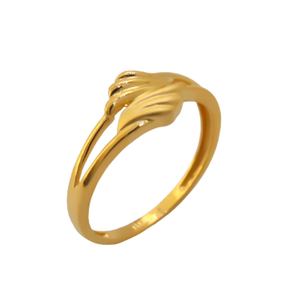 22k Gold Plain Connecting Ring