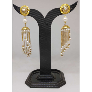 18KT GOLD LONG JUMMAR EARRING