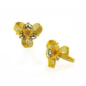 Begum collection Natural Marigold Flower Ring