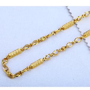 22ct Gold Hallmark Classic Mens Choco Chain M