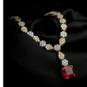 18KT Real Diamond Designer Necklace