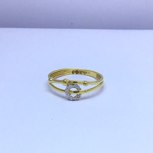 branded fancy ladies gold ring