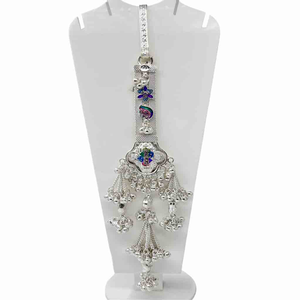 Silver Fancy Single Design Gugru Waist Keycha