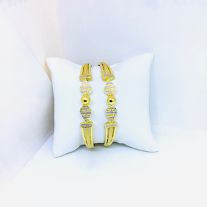 DESIGNING FANCY GOLD COPPER BANGLES