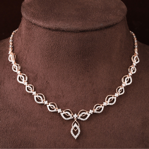 18KT Gold Classic Diamond Necklace