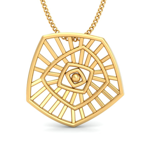 916 Gold Unique Pendant BPDP009