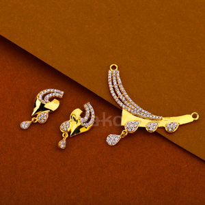 22KT Gold Women's Stylish Hallmark Mangalsutr