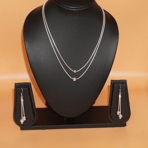 925 Silver Daily Wear Necklace Set