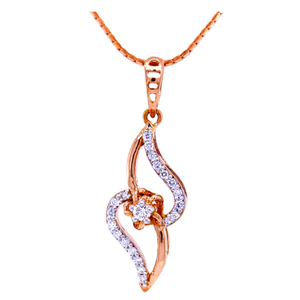 Daisy pink diamond pendant