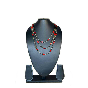 Natural Pure Red Stoned Necklace