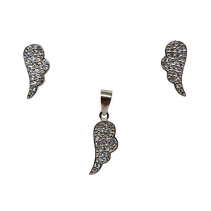 925 Sterling Silver Fancy Pendant Set MGA - P
