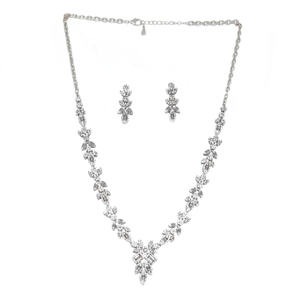 Beautiful Necklace Set In 925 Sterling Silver