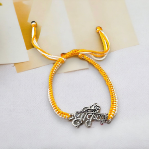 925 Silver Shree Krishna Design Thread Rakhi