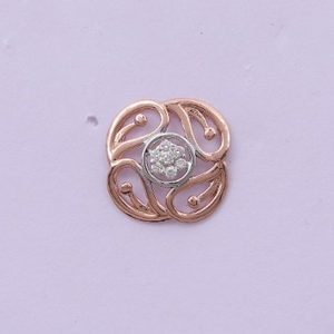 18 carat gold real daimonds fancy ladies earr