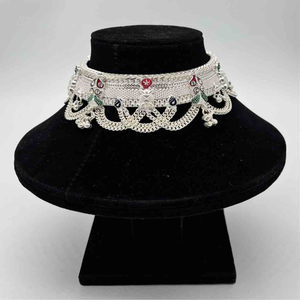 Silver Fancy Heavy Anklets