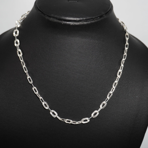 925 Silver Fancy Hollow Chain