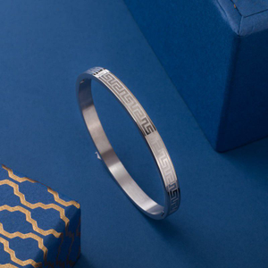 999 Silver Plated Gents Kada