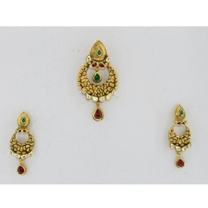 DESIGNER ANTIQUE PENDANT SET PS0001