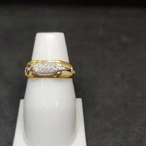 916 Men's fancy gold ring