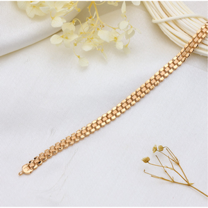 18k rose gold stylish bracelet for girls and 