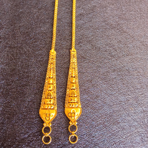 Gold ear chain
