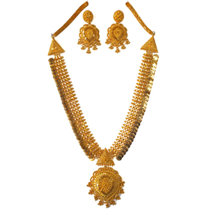 One gram gold forming necklace set mga - gfn0
