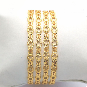 Gold hallmark rawa bangle - 2LJ760