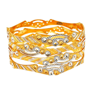 One gram gold forming cnc cut bangles mga - b