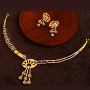 916 Gold Diamond Fancy Set
