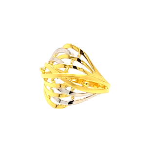 22k Gold PlainTide n Stride Ring