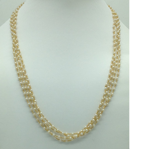 Freshwater Round Pearls Gold Taar Necklace JG