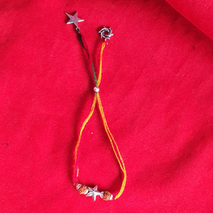 92.5 three fish star silver rakhi