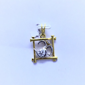 OM DESIGNING FANCY GOLD PENDANT