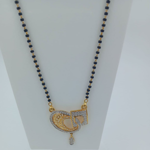 916 gold diamond mangalsutra