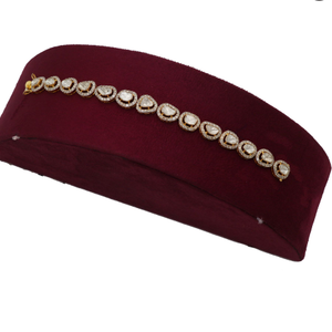 22K Gold Diamond Bracelet For Women