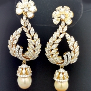 Aroha Creative Diamond Simulants EarHangings 
