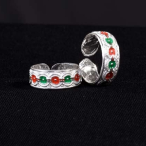 Silver Plain Design Toe Rings