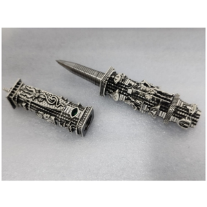 Pure silver premium lord shiva 3d pen on keda