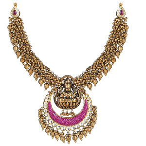22KT Gold Ladies Antique Designer Necklace