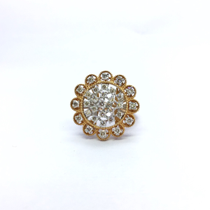 REAL DIAMOND FANCY RING FOR LADIES