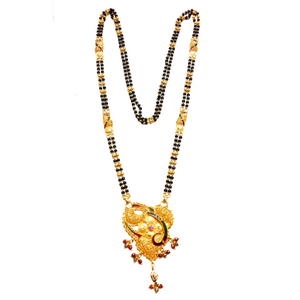 22k Gold Kalkatti Designer Mangalsutra MGA - 