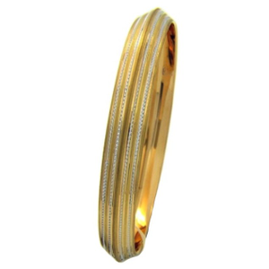 22 Kt Yellow Gold Slip-On Dubai Men's Bracele