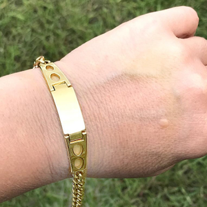 18 k hallmark real solid yellow gold foster u