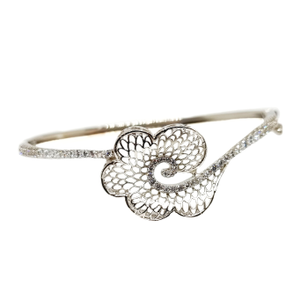 925 Sterling Silver Matte Finish Designer Bra