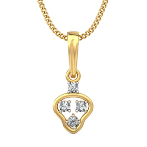 Delicate diamond pendant