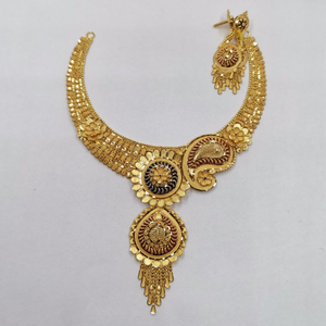Necklace nk 62 beautiful petals shaped