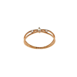 18K Rose Gold Modern Ring MGA - LRG1106