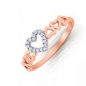 Classis heart shape diamond ring